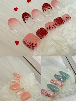 ミルクウサギ 三宮店(MILK USAGI)の写真/《パラジェルエリートサロン》ベース&トップはもちろん、カラージェルもパラジェル使用☆初めての方にも◎
