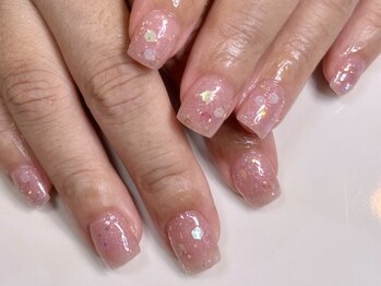 プリモ(PRIMO)/キラキラ可愛いピンクネイル