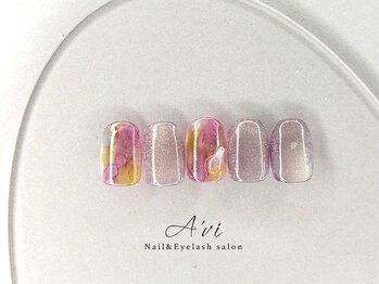 ネイルアンドアイラッシュ アヴィ(Nail and Eyelash A'vi)/ハンド定額デザイン ¥9900