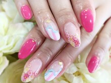 ネイルサロン 爪吉/ガーリーに可愛い♪