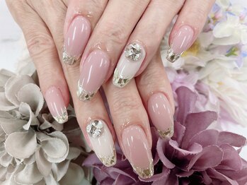 ディーネイル 天王寺(D-nail)/【小山】ガラスフレンチ♪