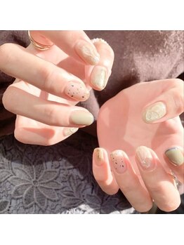 グリーンニュアンスネイル