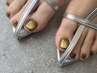 《off込/フットバス付》foot  magnet nail  ¥9350(微粒子+¥550)