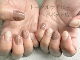 【秋ネイル】ニュアンスネイル