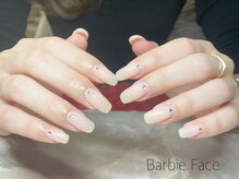 バービーフェイス 恵比寿(Barbie Face)/ラメグラデーションネイル