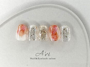 ネイルアンドアイラッシュ アヴィ(Nail and Eyelash A'vi)/ハンド定額デザイン ¥9900
