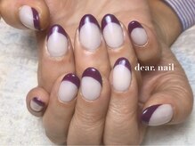 ディアネイル(dear.nail)/オーロラフレンチ☆
