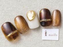 アイネイルズ 三宮店(I nails)/深みマグネットネイル￥8000