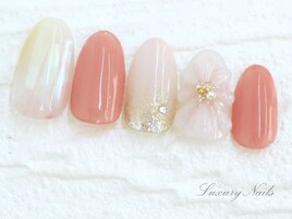 ぷっくり＊フラワーNail
