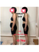 ウェル整体院/50代女性/-12.7kg