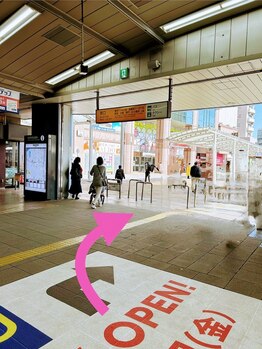 ビープロデュース 亀有店(B’PRODUCE)/亀有駅からのご案内2