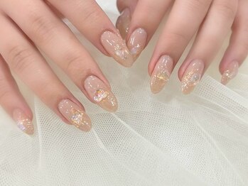 シ ベル 梅田茶屋町店 ネイル(Ci belle)/クリアネイル/韓国っぽネイル