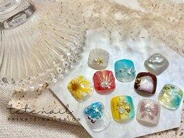 ［フット］New夏の親指アート