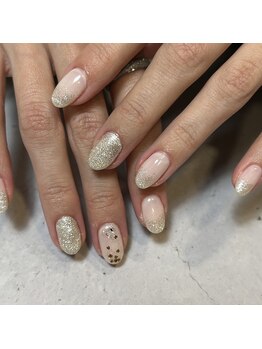 シードネイル(Seed nail)/【designA course】ハートネイル