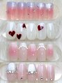 ファストネイル 関内店(FAST NAIL) ハートのワンポイントが可愛い!ワンホン・韓国っぽネイル!