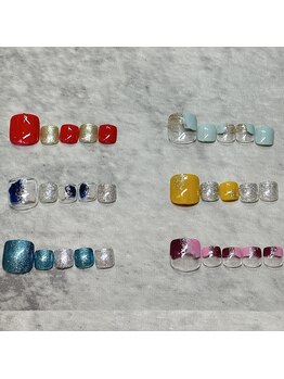 ディプシーネイル(Dipcy nail)/フット5500円定額