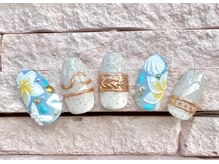 ジュアール(JuAR)/プルメリアジュエリーネイル