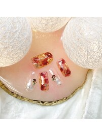 定額¥7500べっこうネイル