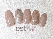 エストラッシュアンドネイル 銀座店(est lash&nail)/ハートラインネイル