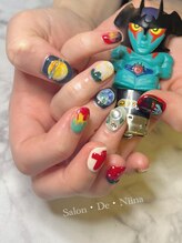 サロンドニーナ(Salon De Niina)/デビルマン宇宙手描きネイル＊°