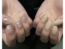 ネイルサロン ティフィン(tiffin)/～ぷっくりオーロラネイル～