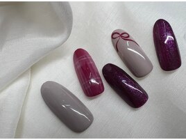 #108 【リボン×チェック柄】