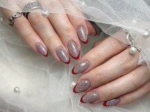 ジョアネイル(JOA Nail)/フラッシュ/赤/フレンチ