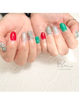 クリスマスネイル