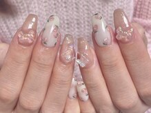 ライズプラス(Raize+)/小花柄ネイル