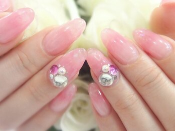 ネイルサロン ディーバ ギンザ(Nail salon Diva GINZA)/春　ピンク　￥6500