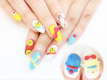 ネイルコレクション ピンク(Nail Collection Pink)/ジェル放題＋キャラ：ドラえもん