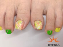 トヨネイル(TOYO NAIL)/天然石風ネオン☆