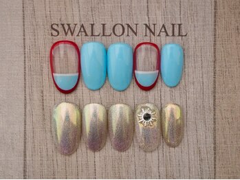 スワロンネイル(SWALLON NAIL)の写真/【口コミ高評価◎】SWALLON NAIL独自のアートで個性派ネイルが実現☆新作デザインも季節ごとに続々追加♪