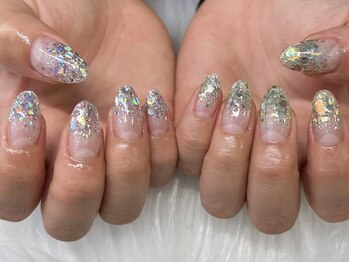 リジュベ 古河店(Rejuve)/きらきらラメグラデーション