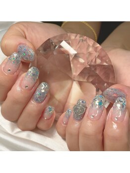 ネイルサロンEUB/フラッシュ+グラデーション