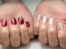 ブリスフルハピネス(Blissful happiness)/ゴージャスアシンメトリーネイル