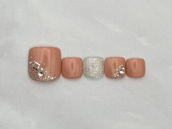 フットアートコース　ベージュ