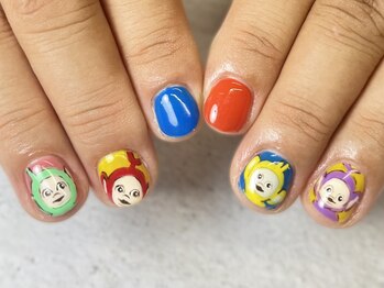 テレタビーズネイル