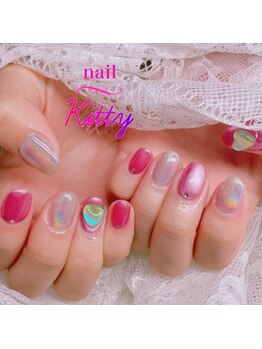 キティー 大宮店(kitty)の写真/定額コース種類豊富で色変えOK♪シンプルから派手なデザインまで、理想のネイルを叶えるサロン♪