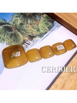 スポーティーフットジェルネイル