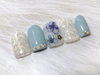 ネイルグラマラス 西新井店/《パラジェル》シンプル　西新井