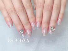 ユーネイルズ 恵比寿(Yu.NAILS.)/ダブルグラデーション◎Vカット