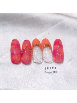 ネイルサロン ジュレ MIO店(Nail Salon jurer)/定額デザインB ¥7700