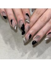 ネイルクイーン(Nail Queen)/ブラックネイル¥8800