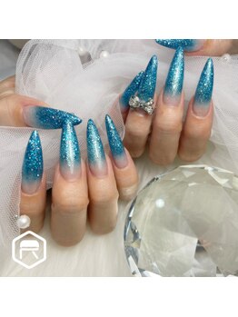 レディスペネイル ノウラ 名駅店(Redispe nail NouRa)/ラメグラデーションネイル