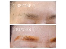 アイラッシュアンドアイブロウサロン ナナーラ(NANALA)の雰囲気（『消えない眉』生えてこない部分の皮膚をハーブ100%の力で染める）