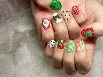 ガーデン ヘア&エステ&ネイル Garden/クリスマスネイル