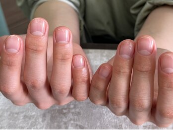 シエルブルー Ciel-bleuの写真/≪ささくれ・乾燥・折れやすい・2枚爪などの爪悩み≫はシエル・ブルーにお任せ♪ジェル無しで驚きの輝き★