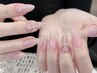 ＜チップ長さ出し＞SNSで話題のデザイン！ 3Dクロムを左右一本ずつ ¥10980