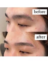 サムライビューティー 西新宿本店(SamuraiBeauty)/メンズ眉毛施術のBefore l After